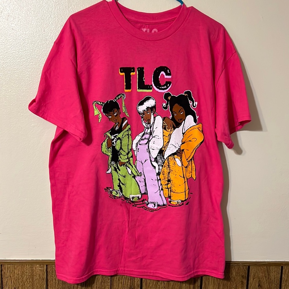 NEW Rue 21 TLC Pink Women's Graphic Tee T Shirt Size Large